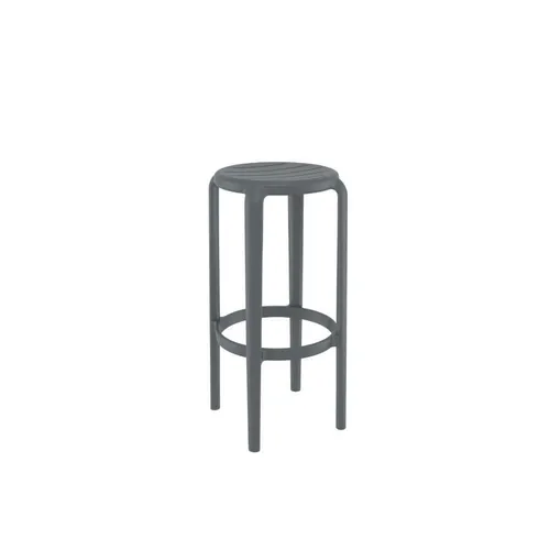 LES Garden & Terrace Barstool - Dark Gray
