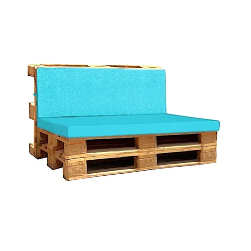 LES Wooden Pallet Sofa - Turquoise