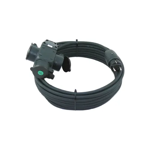 Schuko Extension Cable with 3-Way Coupling H07RN-F