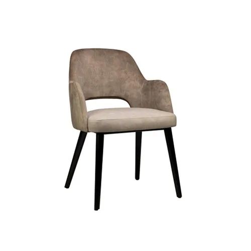 LES Velvet Dining Armchair - Gray