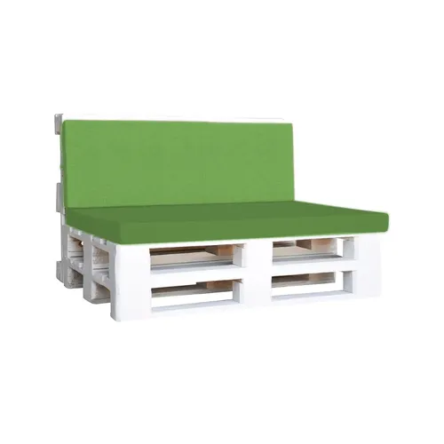 LES White Pallet Sofa - Green