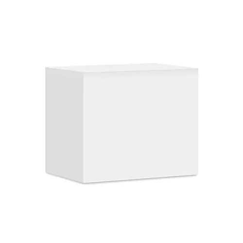 LES Rectangular Side Table - White - 35 x 70 cm