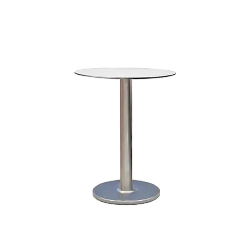 LES Round Bistro Table - White HPL -  60 cm