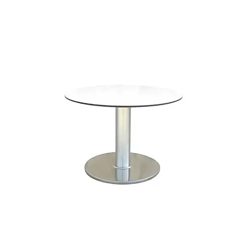 LES Round Lounge Table - White HPL - 60 cm