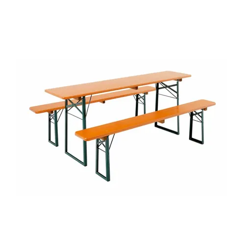 LES Picnic Table & Bench Set - Table Width 70 cm