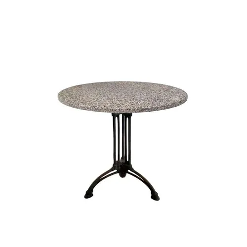 LES Round Bistro Table - 3 legs -  Granite - 70 cm