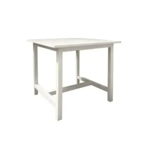 LES Square Kids Table - White - 80 x 80 cm