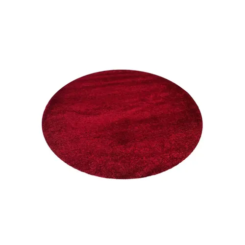 LES Round Rug - Maroon