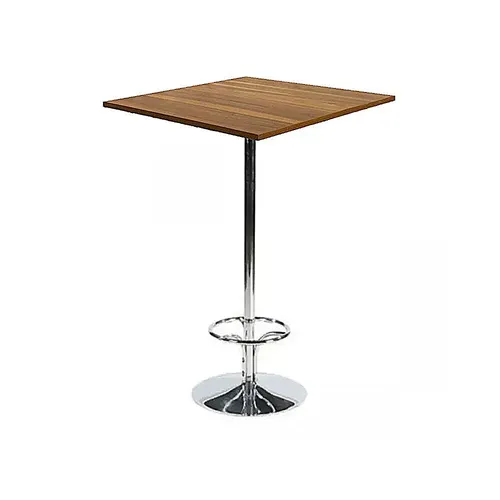 LES Square Cocktail Table Brussel - Walnut - 80 x 80 cm