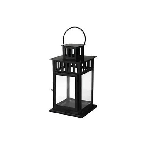 LES Black Candle Lantern - 23 cm