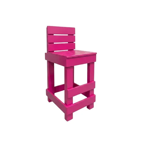 LES Pallet Barstool - Pink