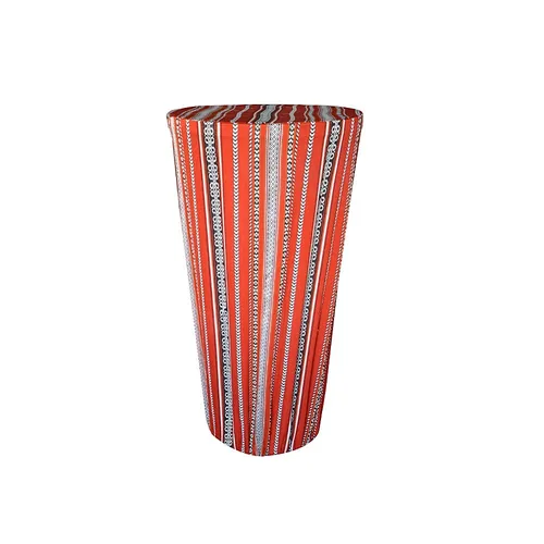 LES Round Cocktail Cover - Red Sadu