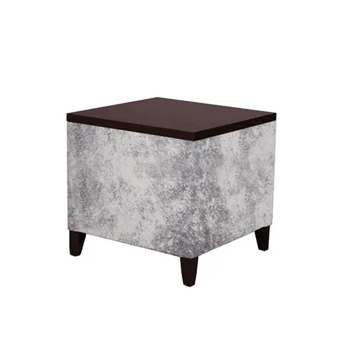 LES VIP Lounge Side Table - Marble Design - 50 x 50 cm 