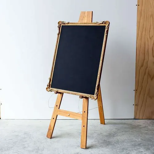 Small Gold Framed Blackboard 