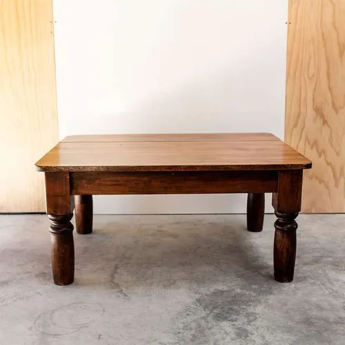 Dark Wood Coffee Table 