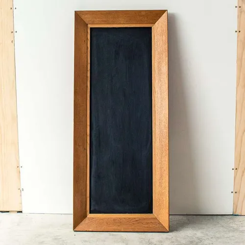Large Tall Wooden Blackboard