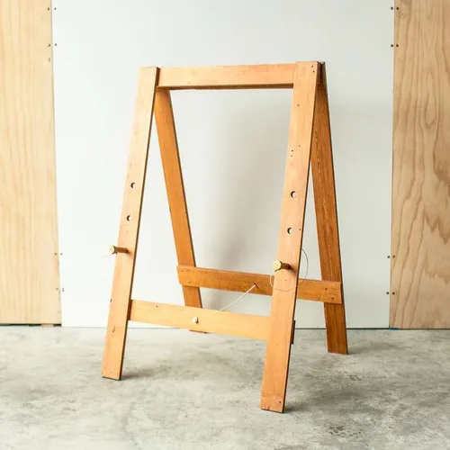 Wide Wooden Easel 