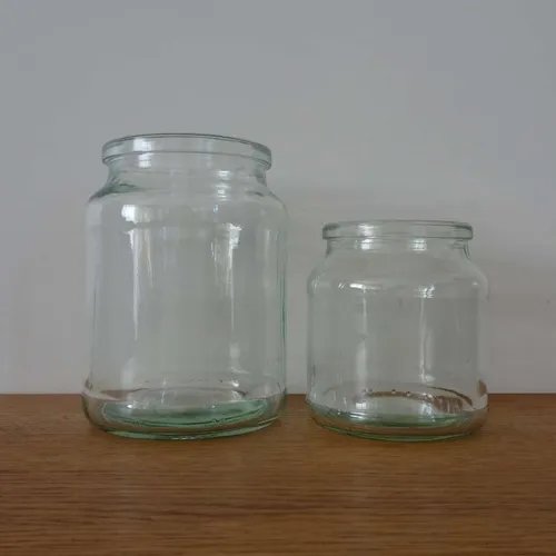 Plain Small Glass Jar