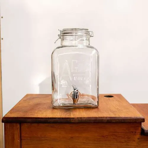 AGEE Glass Drink Dispenser