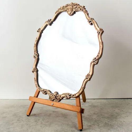 Large Gold Ornate Mirror 
