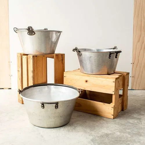 Galvanised Pan Drink Container