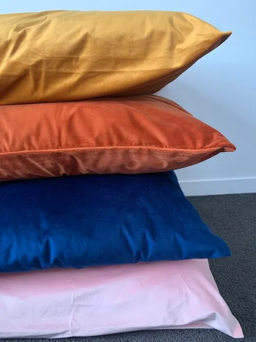 X-Large Velvet Cushion - Bright