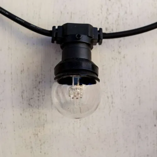 Festoon Lights Type 1 - Clear Warm White LED Bulb (10m lengths)