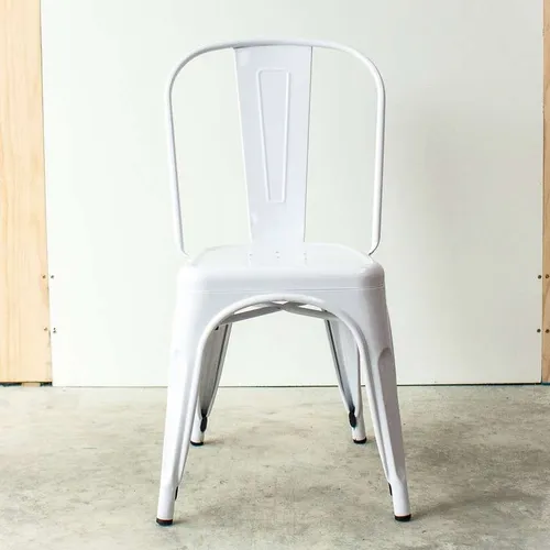 White Metal Chair 