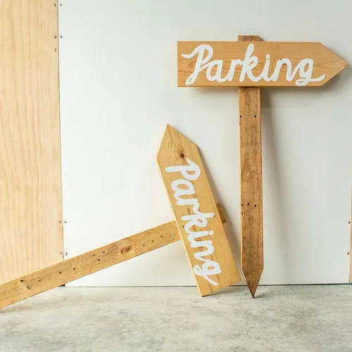 Individual Arrow Sign on Spike