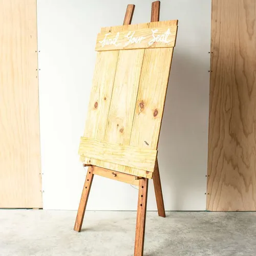 Rustic ‘Find Your Seat’ Board 