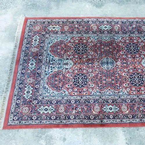 Large Pink Patterned Rug