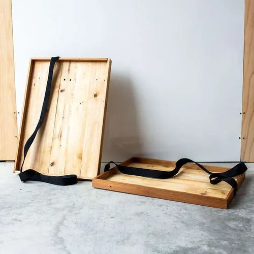 Rustic Wood Carry Tray