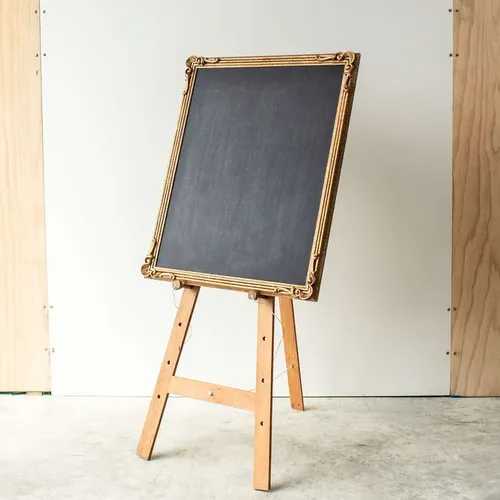 Medium Gold Framed Blackboard 