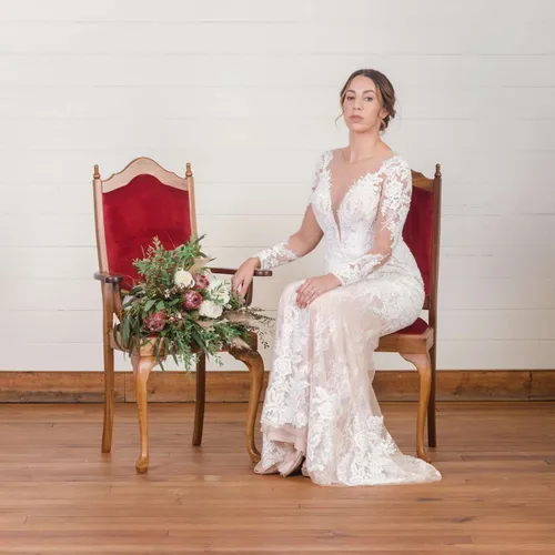 Mahogany His & Her Chairs 