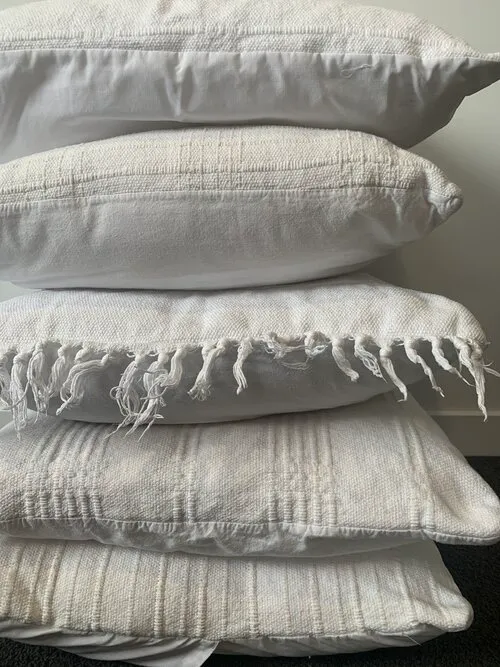 White Cushions