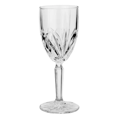 Cut Crystal Wine Glass