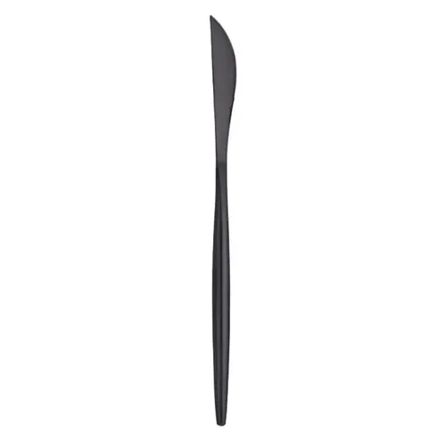 Matte Black Dinner Knife
