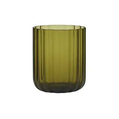 Olive Green Fluted Tumbler
