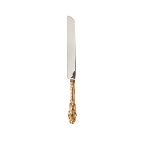 Vintage Gold Cake Knife