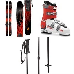 Kids Skis Boots and Poles
