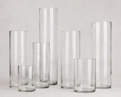 Glass Cylinder Vases - Assorted Sizes