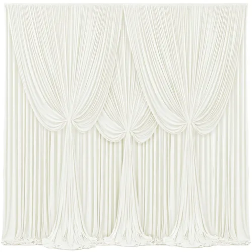 Ivory Backdrop Drapes