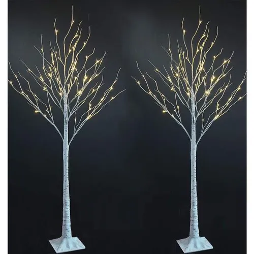 Pre Lit Birch Tree white 6 ft