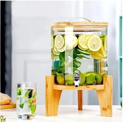 Drink Dspenser Stand Wooden 