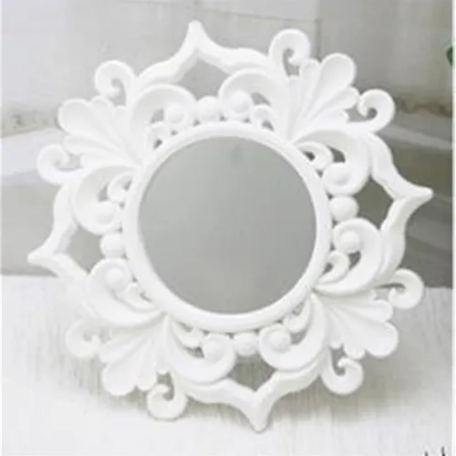 Round Vintage Accent Mirror 