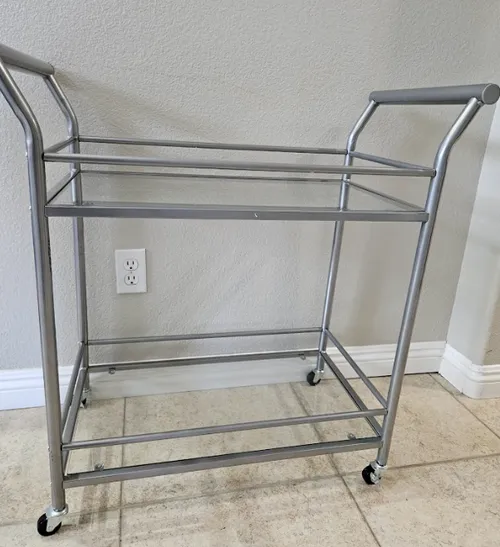 Stainless Steel Bar Cart