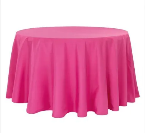 Fuchsia round table cloth 120