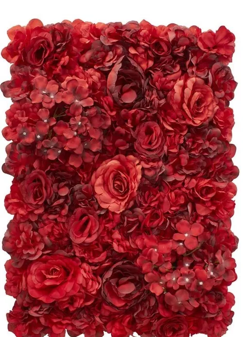 Flower Wall Rich Red 6x6