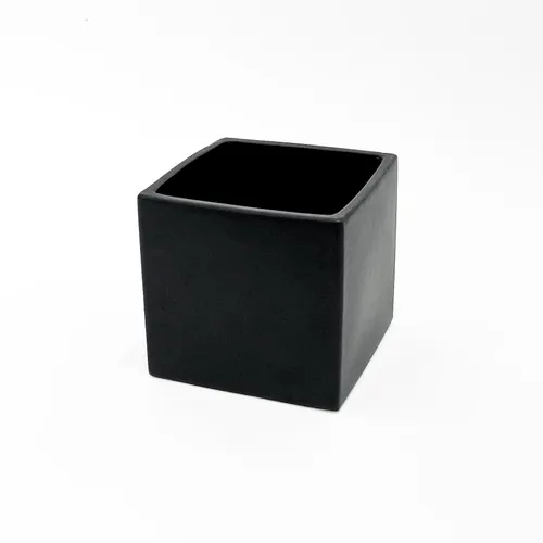 Modern Square Black Vase