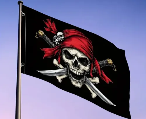 Pirate Skull Flag 